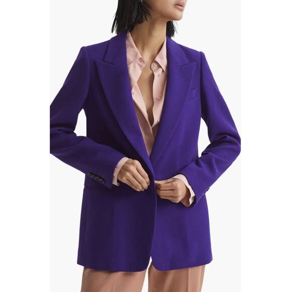 Reiss Blazer Wool Single Button - Picture 1 of 12